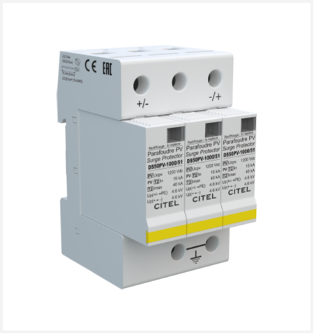 Product: Citel Surge Protection DC/PV Type 2 1000VDC (DS50PVS-1000G/51)