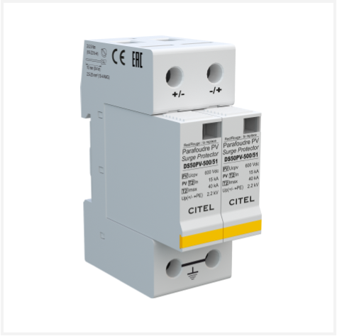 Product: Citel Surge Protection DC/PV Type 2 500VDC (DS50PVS-500/51)