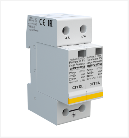 Product: Citel Surge Protection DC/PV Type 2 600VDC (DS50PVS-600/51)