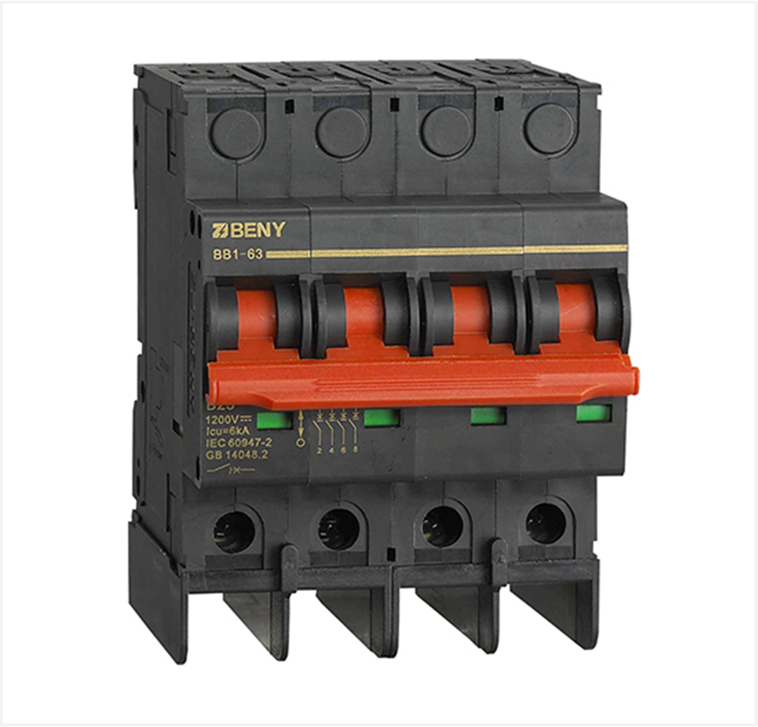 Product: Zjbeny BB1-63 DC Breaker PV – 4 Pole 16A 1200V 6ka
