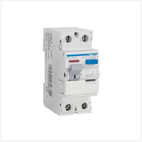 Product: Hager CD264J Earth Leakage Unit 2P 63A 30mA