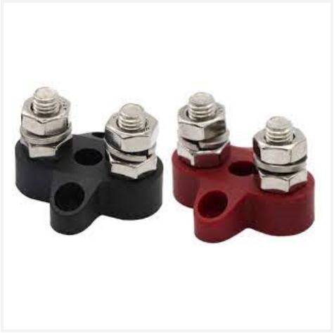 Product: Victron Energy Dual Terminal Link Stud M8-linked set (1 red/1 black)