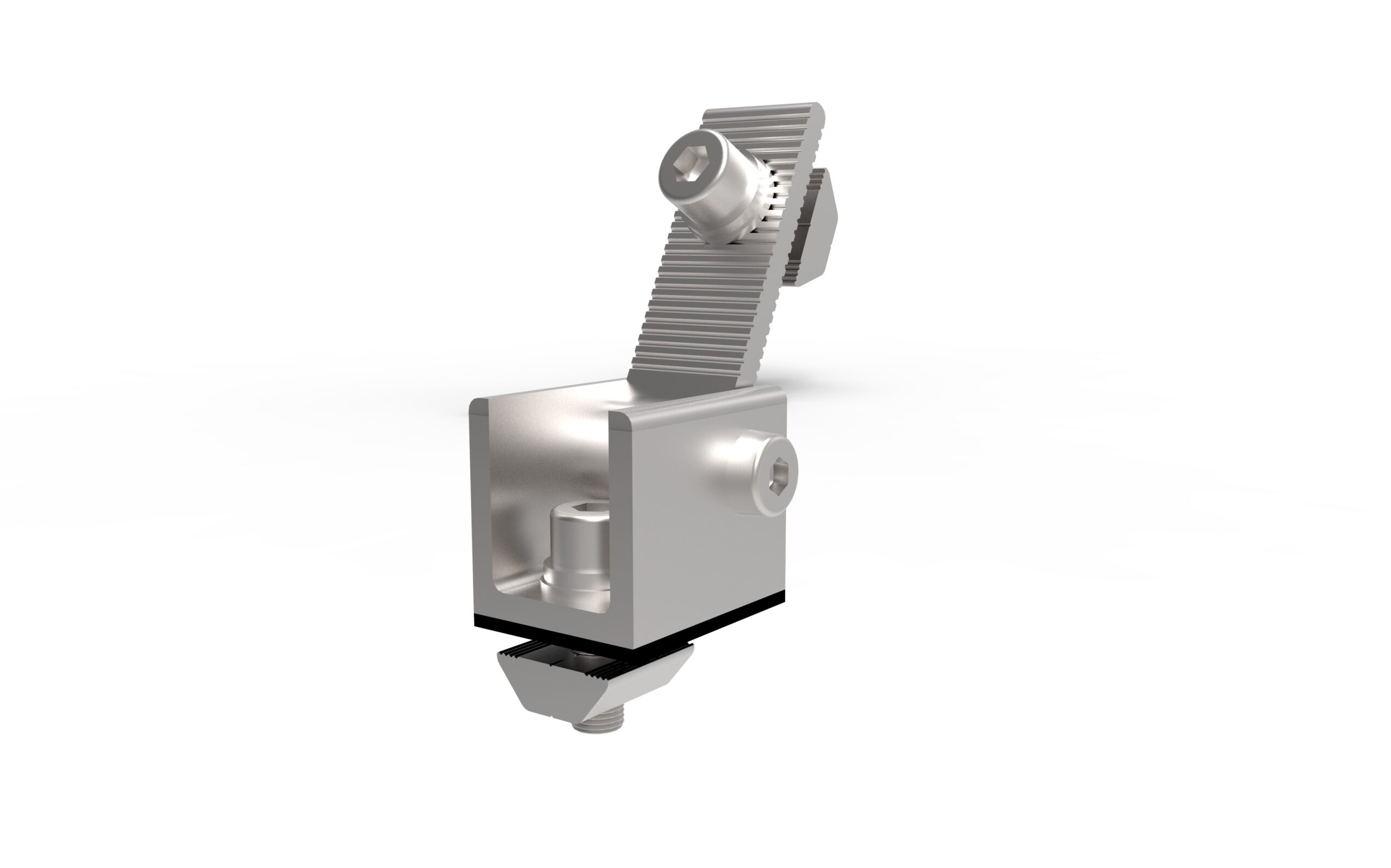 Product: Lumax Angled foot piece – front AL6065 T5 + SUS304