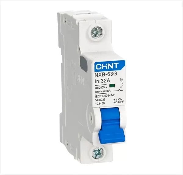 Chint 6kA 1P 63A Breaker C-Curve