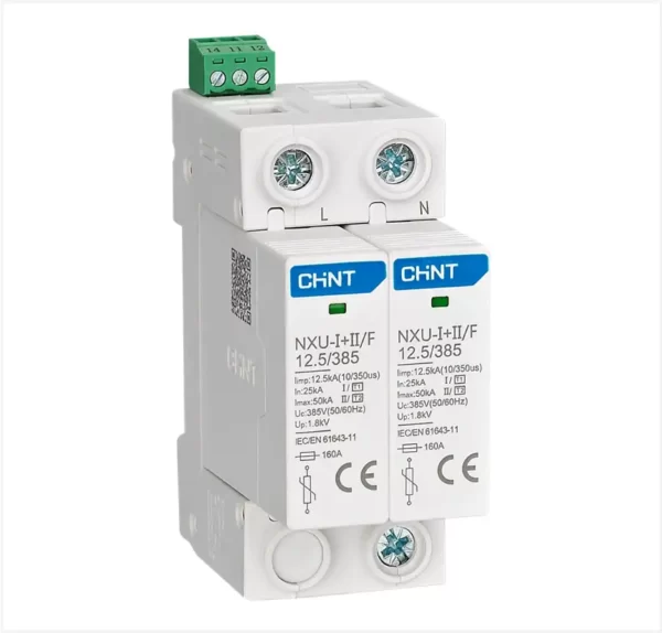 Chint Surge Arrestor 12.5kA 275V 1P+N Class1+2