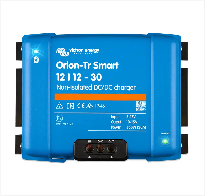 Product: Victron Energy Orion-Tr Smart 12/12-30A (360W) Non-isolated DC-DC charger