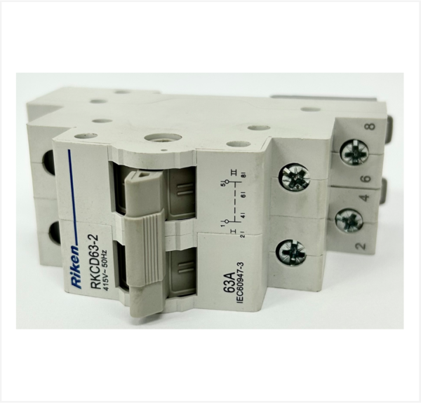 Riken Change Over Switch DIN 63A 2 Pole