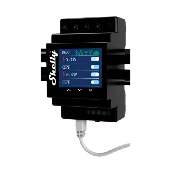 Shelly Pro 4PM DIN-rail four-channel relay