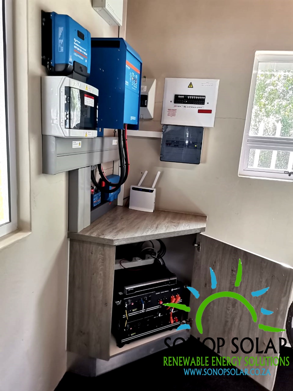 Victron Hybrid Backup System for Business