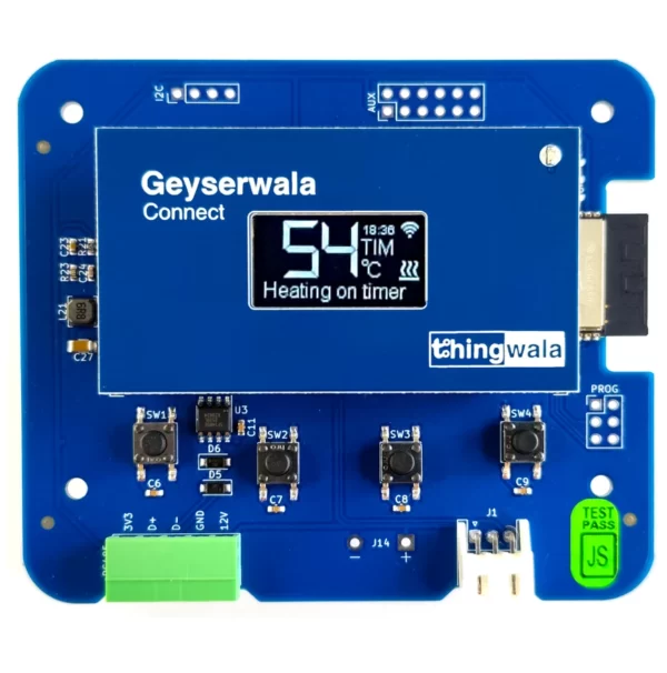 Geyserwala Connect v1 DIY Wi-Fi geyser controller PCB
