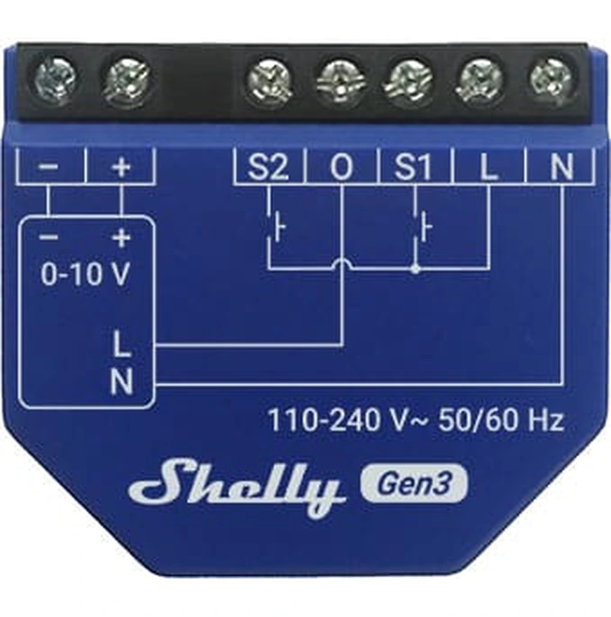 Product: Shelly Dimmer 0/1-10V PM Gen3 Smart Dimming Controller With Power Measurement