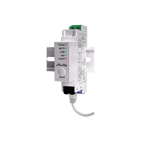 Shelly Pro EM-50 DIN-rail energy meter with switch