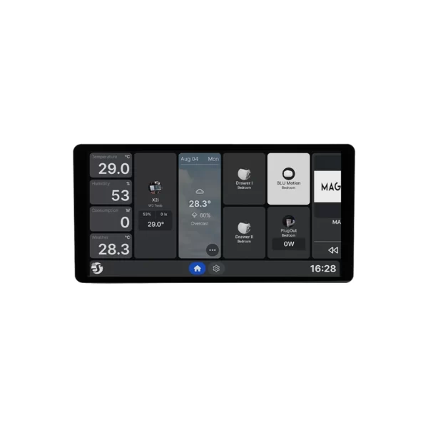 Shelly Wall Display X2i silver 6.95 inch touchscreen